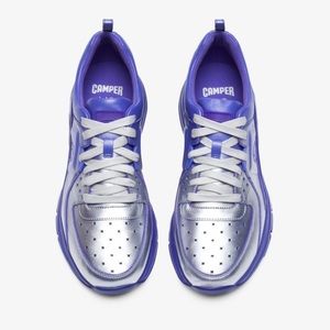 Camper Sneakers - Purple & Silver Ombré Leather